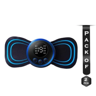 Portable Mini EMS Neck Massager – 2 Pcs