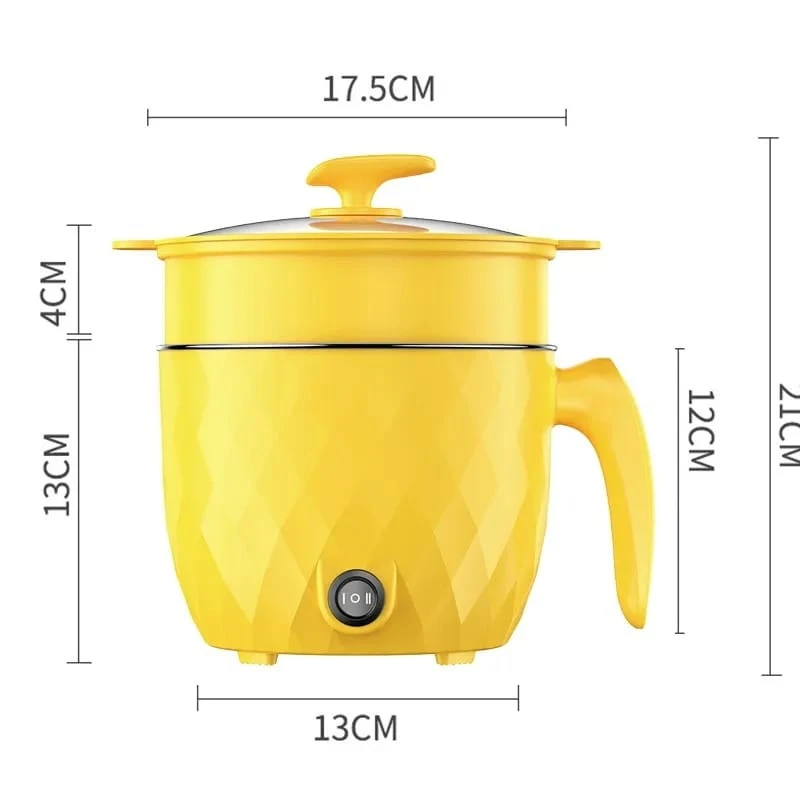 Multi-functional Double Layer Electric Cooking Pot 1.8L – Diamond