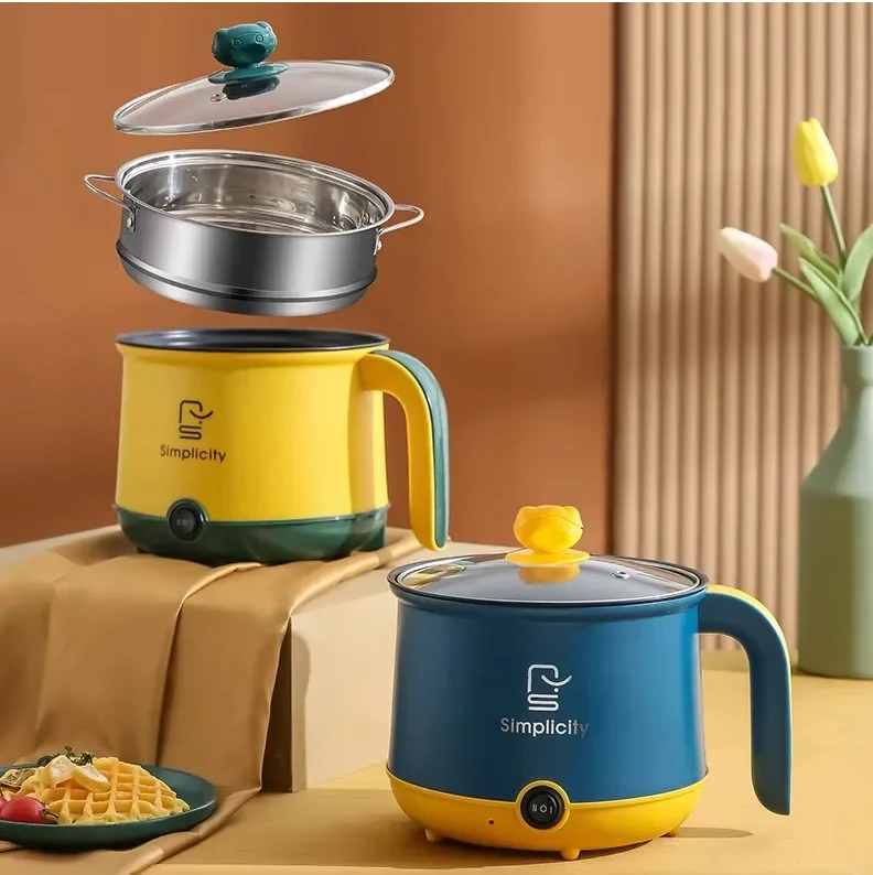 Simplicity 1.8L Multi-Functional Double Layer Electric Cooking Pot - 4